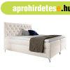 Boxspring &#xE1;gy, 140x200, feh&#xE9;r Velvet sz&am