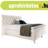 Boxspring &#xE1;gy, 200x200, feh&#xE9;r Velvet sz&am