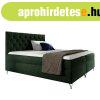 Boxspring &#xE1;gy, 140x200, z&#xF6;ld Velvet sz&