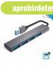 Advance Xpand Smart 4-Portos USB3.0 HUB Grey