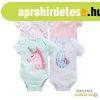 Foxy Baby Rvid ujj pamut body szett (4db-os) ( 56 ) - Unik