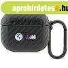 BMW Carbon Double Metal Logo Apple Airpods 3 PU tok (BMA3WMP