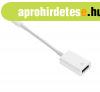 Adapter kbel (USB aljzat - lightning, OTG, adattvitel, 20c