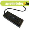 LC Power LC-HUB-U3-4 USB hub Black