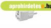 Travel adapter white, Utaz eloszt, fehr EU