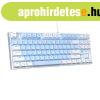 MageGee MK-STAR wired keyboard (white and blue)