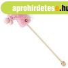 Hobby Horse hanggal kerekekkel Rosie Baby Mix pink