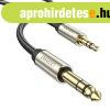 UGREEN AV127 3,5 mm-es jack s TRS kbel, 3m (szrke)