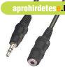 Fejhallgat hosszabbt 3,5 mm jack hosszabbt 5 m VLAP2205