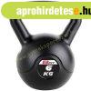 Fles slyz, Kettlebell, cementes Fekete 6 kg EBFit Premium