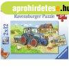 Ravensburger Dolgos mindennapok 2 x 12 db puzzle