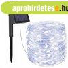 Napelemes 100 micro LED-es fnyfzr 10 m - hidegfehr