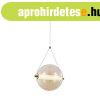 SPLENDOR LED PENDANT 9W 3000K, BRASS+COGNAC GLASS