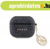 Guess 4G Script Charm Apple Airpods 3 PC/PU tok fekete (GUA3