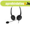 Hameco HS-1000D-USB Headset Black