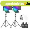 Neewer 660 PRO RGB LED studio set, two 50W 3200-5600K lamps 