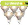 5db GU10 LED izz kszlet COB 5W 450LM 3000K