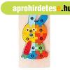 3D-s Montessori fa puzzle jtk