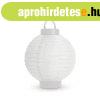 Napelemes lampion (fehr, hidegfehr LED, 21 cm)