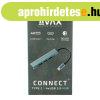 Avax HB601 CONNECT+ 4-port USB3.0 HUB Black