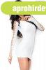 CR 3608 SM White seamless Minidress