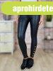 Dszgombos, blelt, gumis derek, fekete mbr leggings S-M,