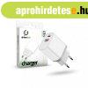 Dreamtech Charger White 20W QC3.0 Type C + USB-A hlzati gy