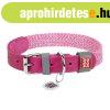 Classic Dog collar with QR code Waudog size S pink