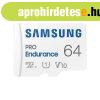 SAMSUNG Memriakrtya, PRO Endurance microSD krtya 64GB, CL