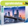 Ravensburger Puzzle 2000 db Brooklynbl Manhattenbe