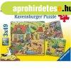 Ravensburger: Puzzle 3x49 db - let a farmon