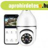 Forgathat Smart Wifi IP kamera, E27 foglalattal