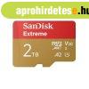 Sandisk 2TB microSDXC Class 10 U3 V30 A2 Extreme + adapterre