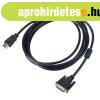 Akyga AK-AV-13 HDMI / DVI-D (Dual Link) (24+1) Cable 3m Blac