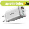 AXAGON ACU-DPQ65W QC4 + USB-C PD Wall Charger White