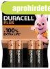 Duracell Plus 100% Extra Life AA MN1500 ceruza (LR6) alkli 