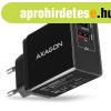 AXAGON ACU-QS24 QC3.0 + 5V-1.2A Wall Charger Black