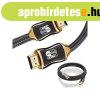 Magas sebessg HDMI 2.1 vide kbel arany csatlakozval 3 m