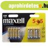 Maxell mikro AAA (LR03) alkli elem bl/5+5