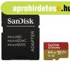 SanDisk MicroSD krtya - 64GB microSDXC Extreme (170/80 MB/s