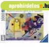 Ravensburger: Puzzle 1000 db - Kandinsky: Srga, Piros, Kk