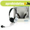 Headset Flre Illeszked 2x 3.5 mm Beptett Mikrofon Fekete