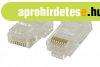 Csatlakoz� RJ45 Sodrott UTP Vezet�kekhez CAT6 Dugasz PVC �tl