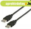 USB 2.0 K�bel A Dugasz - A Dugasz Kerek 2.00 m Fekete