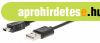 USB 2.0 K�bel A Dugasz - Mini B Dugasz 2.00 m Fekete