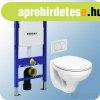 Geberit Duofix Basic fali WC szerelelem (lbonll), 112 cm